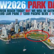 NO WRECK BEACH TODAY – JOIN US AT DAVID LAM PARK – 1300 PACIFIC BLVD – 1-6 PM
